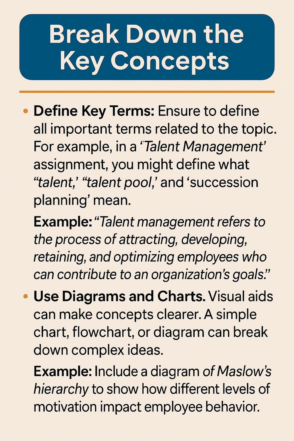 Break Down Key Concepts